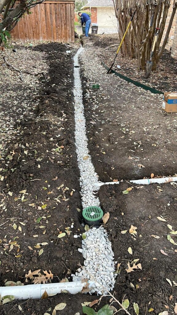 French Drain Project 2